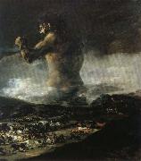 The Colossus or Panic Francisco Goya